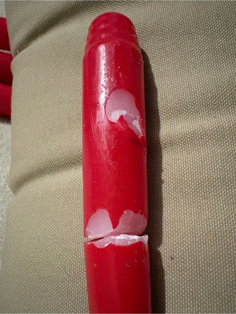 Red Taper Candles - Pack of 5 - see pictures